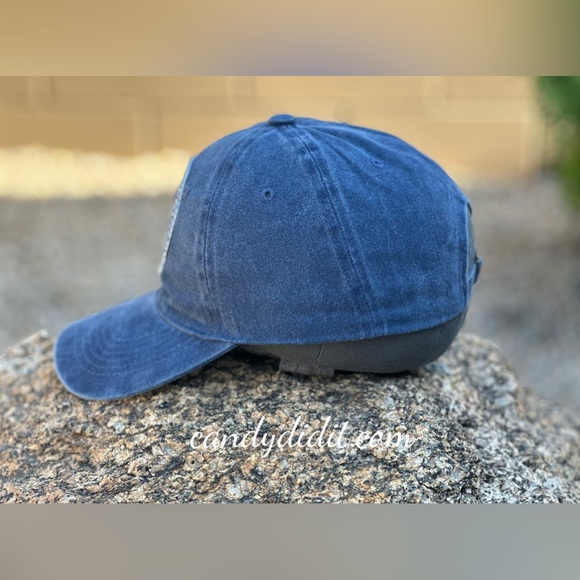 NWT Candy Did It! Handmade Blue Twinkle Mercedes Benz Vintage Look Ball Cap - Picture 7 of 10
